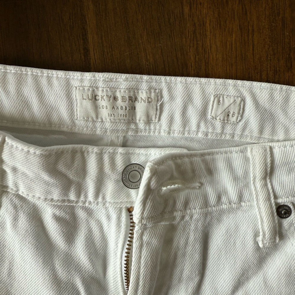 Lucky Brand White Jean Shorts